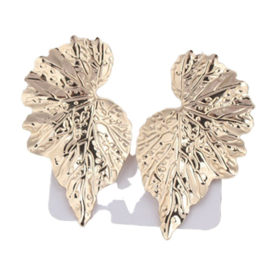 ClaudiaG Mirrored Leaf Earrings