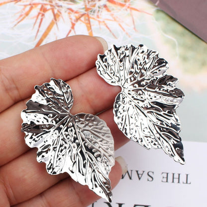 ClaudiaG Mirrored Leaf Earrings