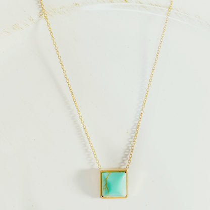 ClaudiaG Square Drop Necklace