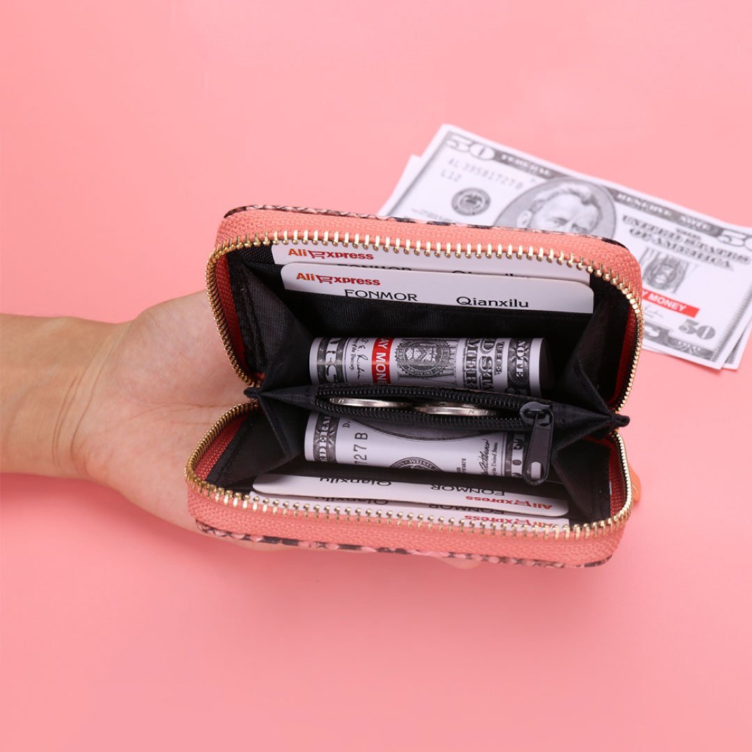 ClaudiaG Python Zipper Wallet