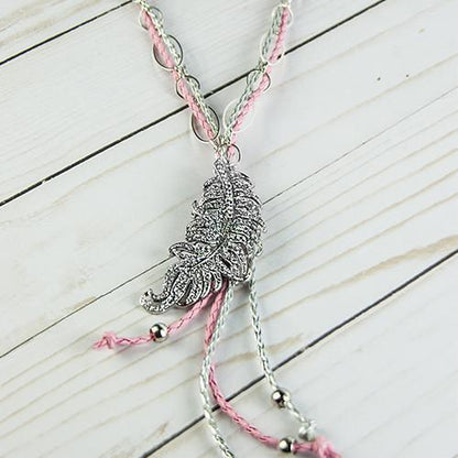 ClaudiaG Rodeo Bling Necklace- Rose