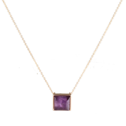 ClaudiaG Square Drop Necklace