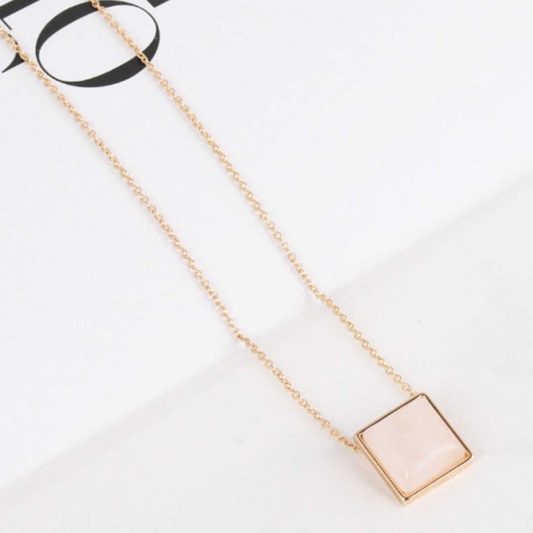 ClaudiaG Square Drop Necklace
