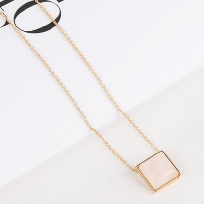 ClaudiaG Square Drop Necklace