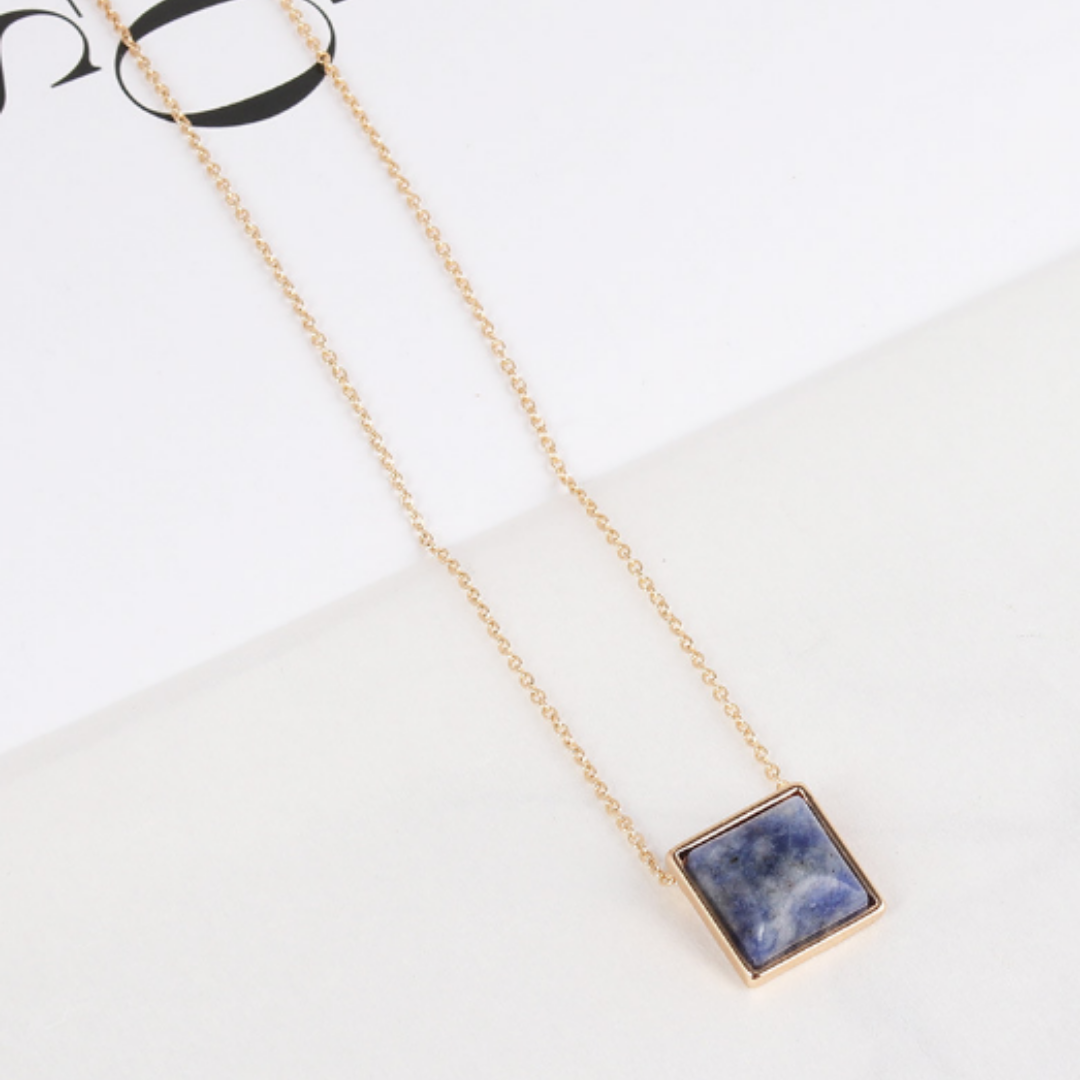 ClaudiaG Square Drop Necklace