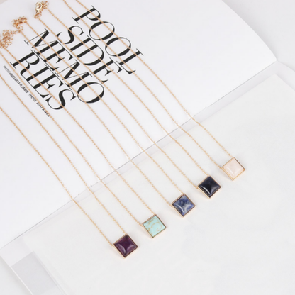 ClaudiaG Square Drop Necklace