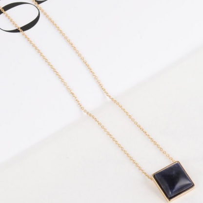ClaudiaG Square Drop Necklace