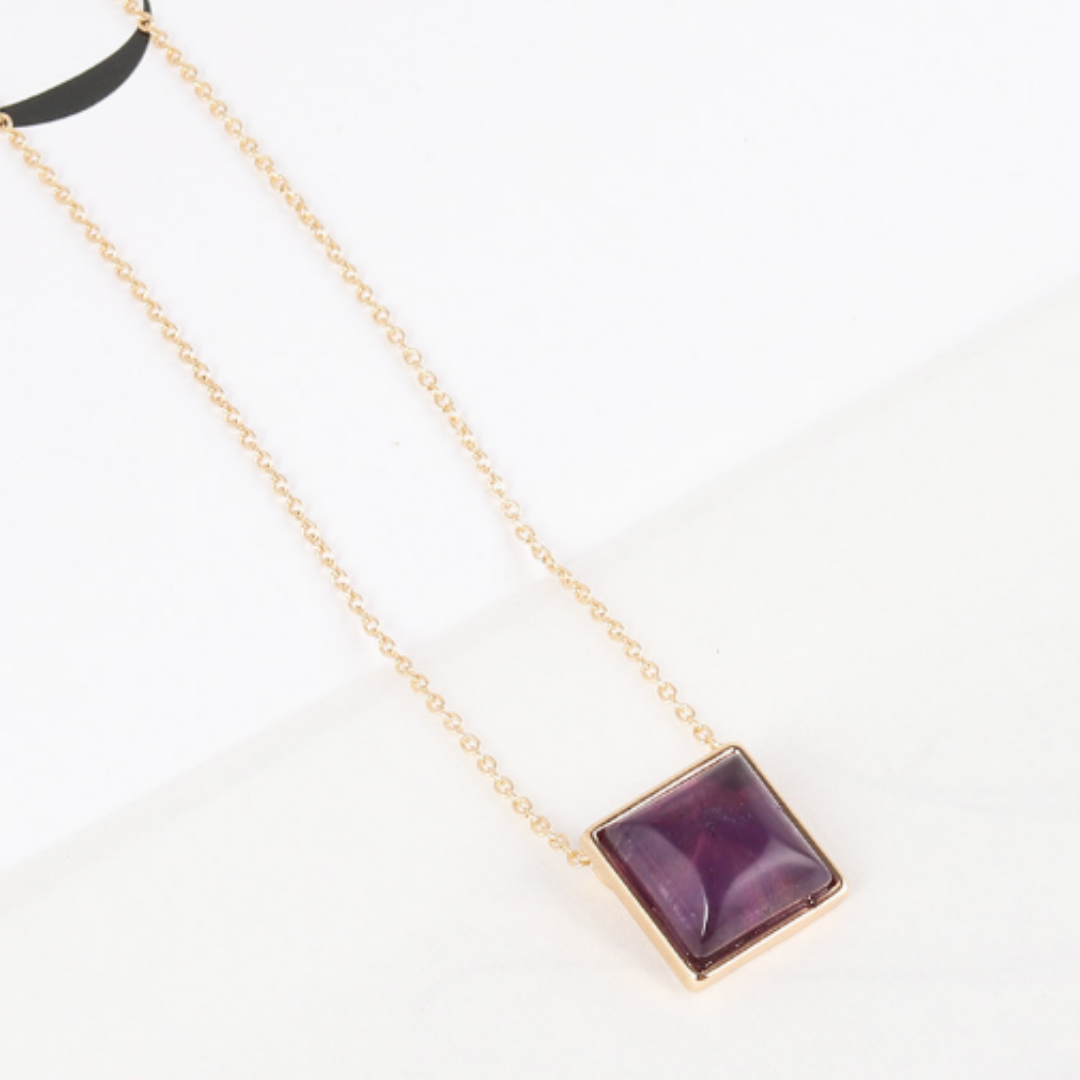 ClaudiaG Square Drop Necklace