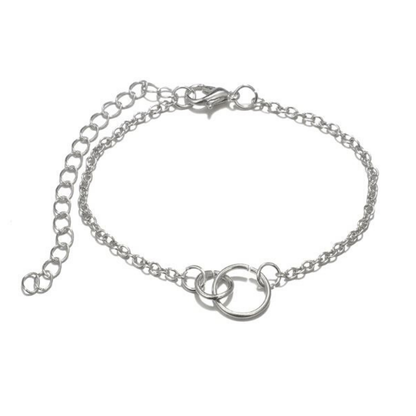 ClaudiaG Stacked Bracelet Set #7 Silver