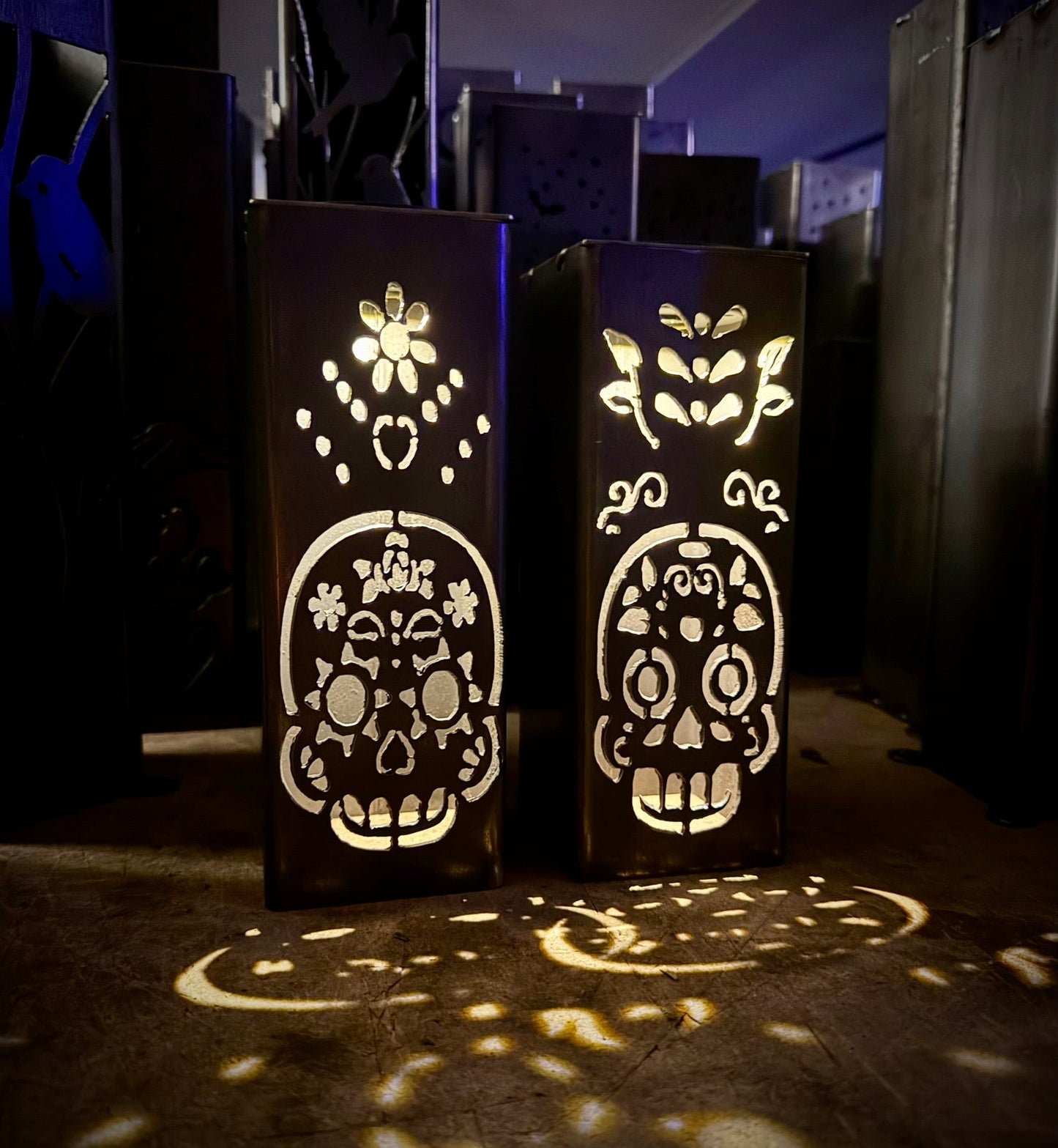 Day of the Dead Solar Pillar - Steel - Multiple Sizes