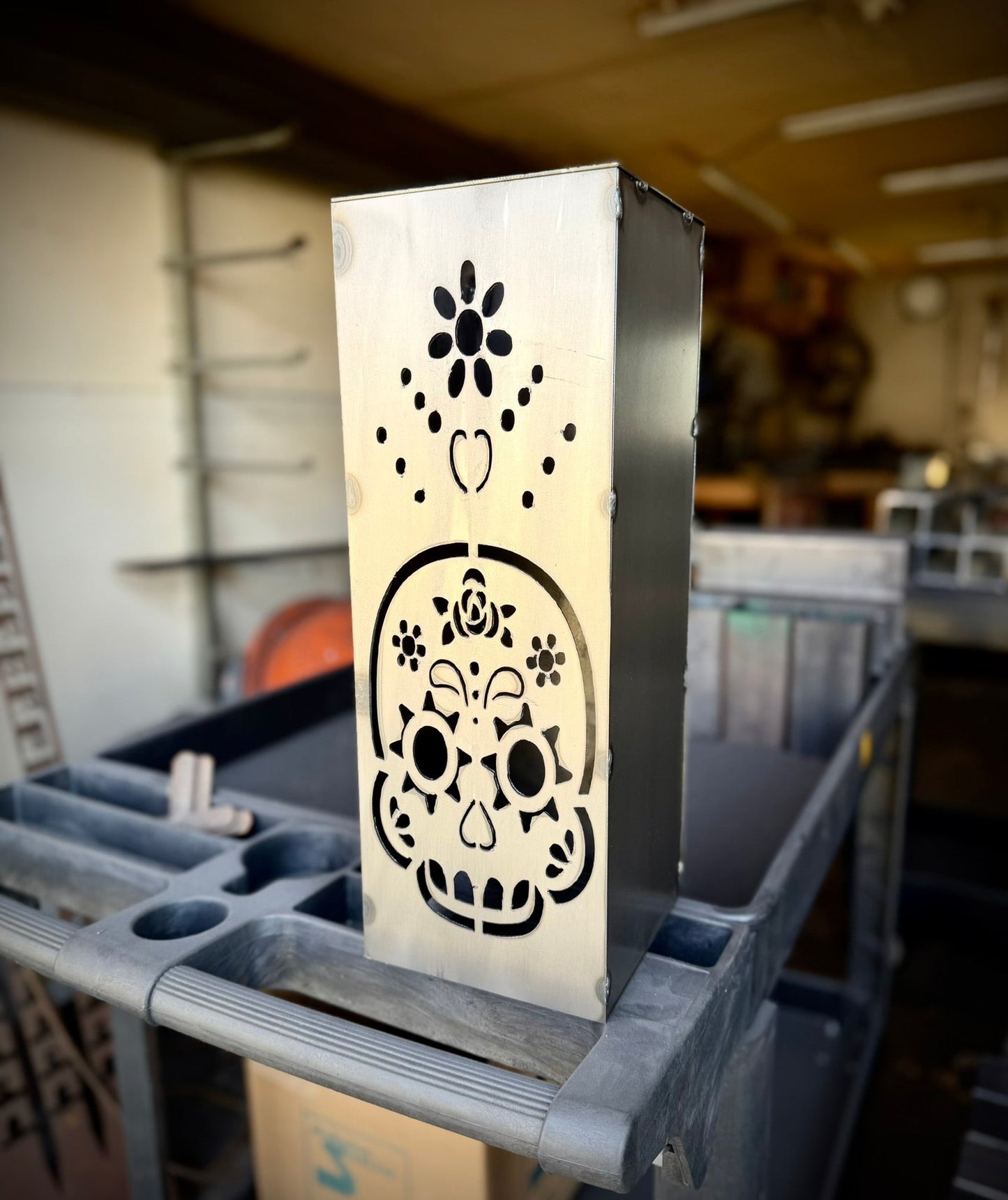 Day of the Dead Solar Pillar - Steel - Multiple Sizes