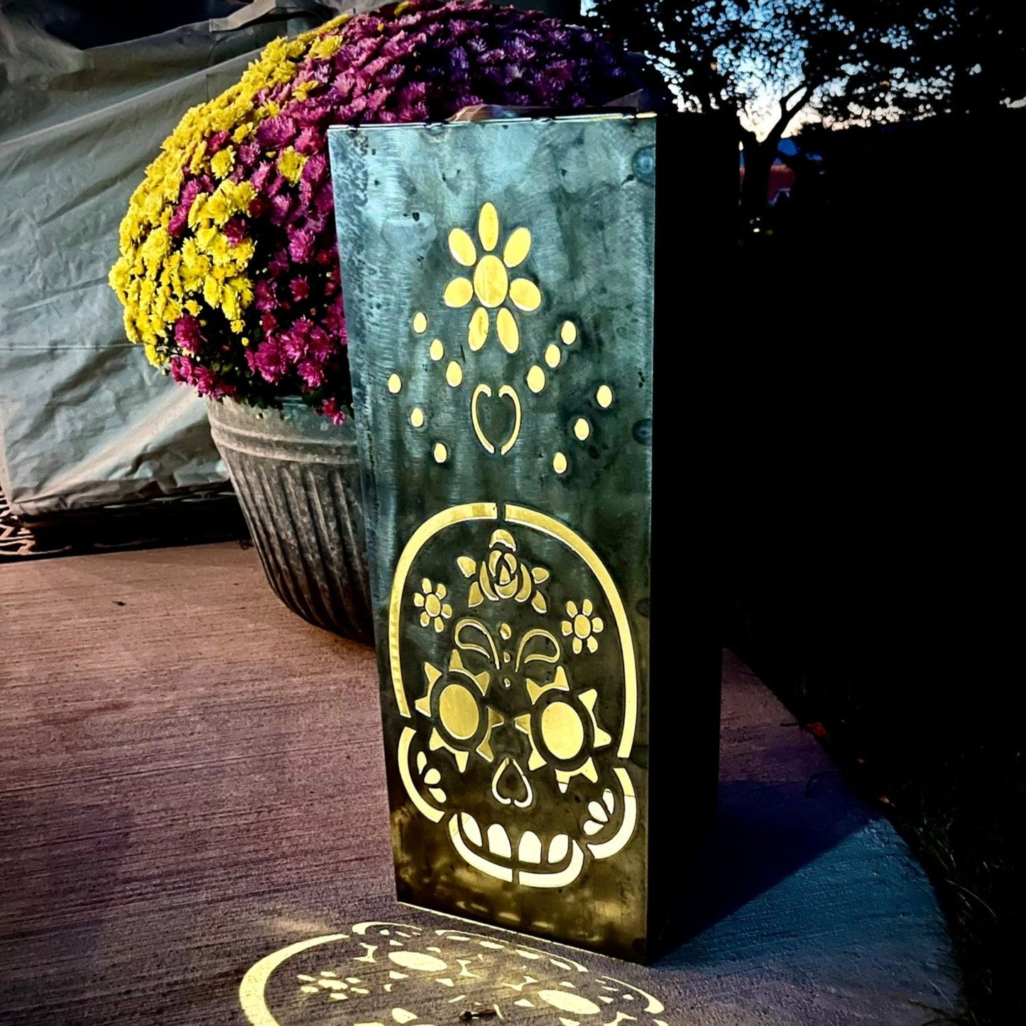 Day of the Dead Solar Pillar - Steel - Multiple Sizes