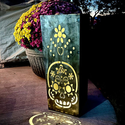 Day of the Dead Solar Pillar - Steel - Multiple Sizes