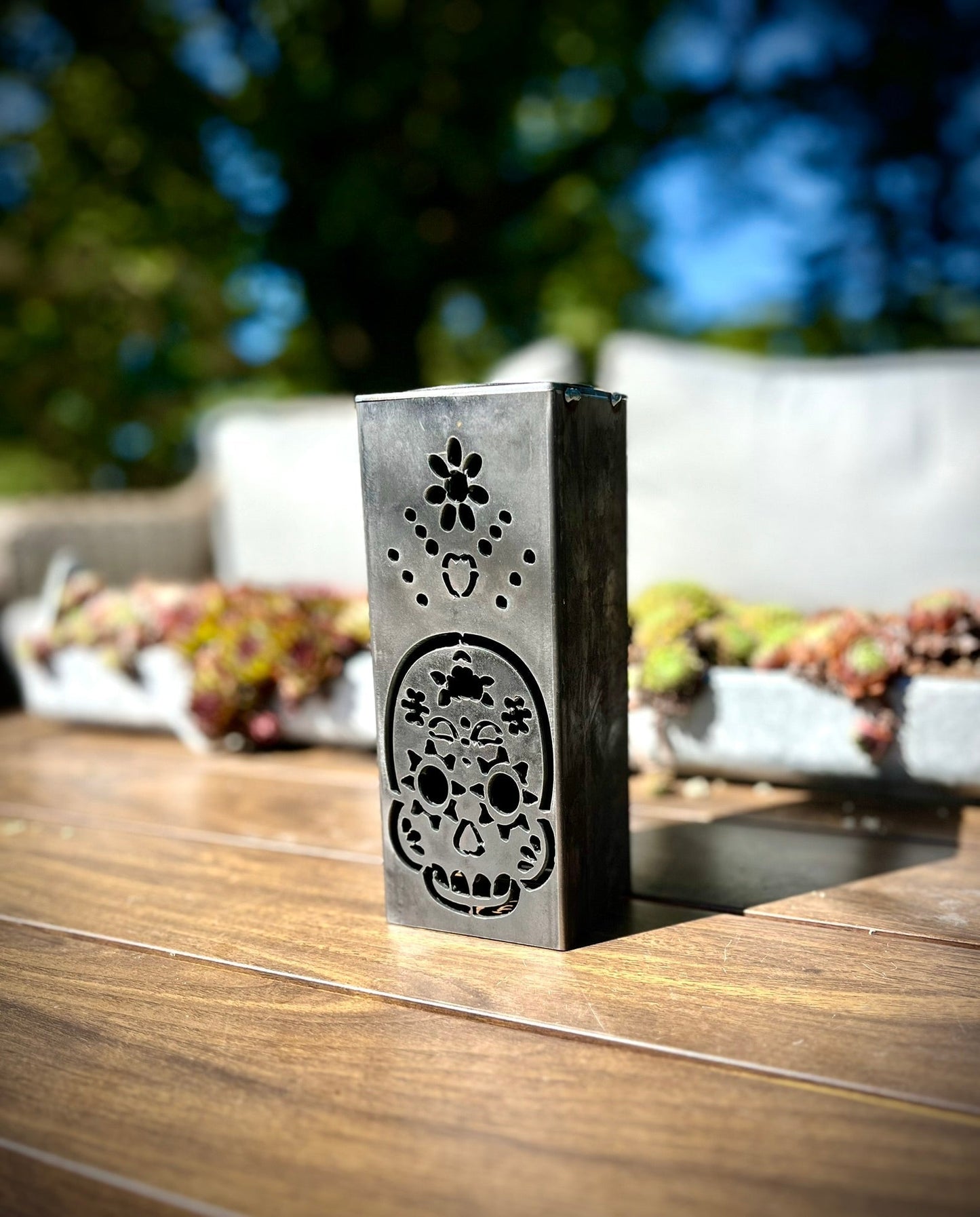 Day of the Dead Solar Pillar - Steel - Multiple Sizes
