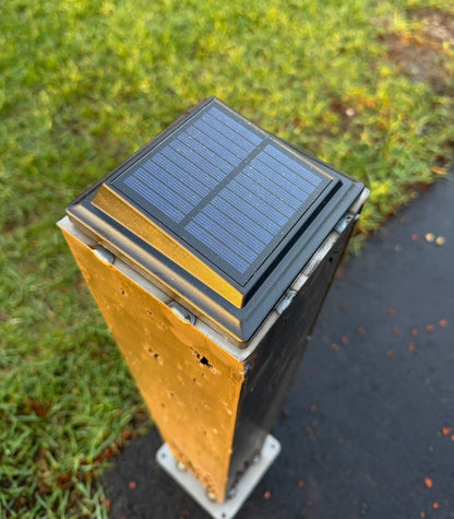 Firefly Meadow Steel Luminary Pillar | Multiple Sizes