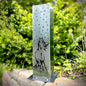 Horse & Stars Solar Pillar Luminary - Steel