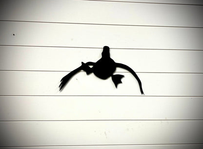 Metal Landing Duck w/ Feet Out | Wall Art