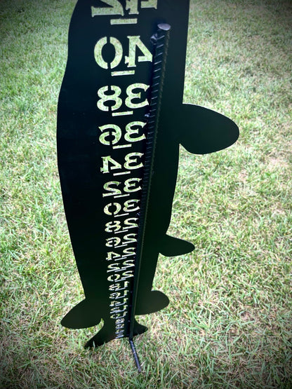 Metal Musky / Pike Snow Gauge - Steel - 42-inch