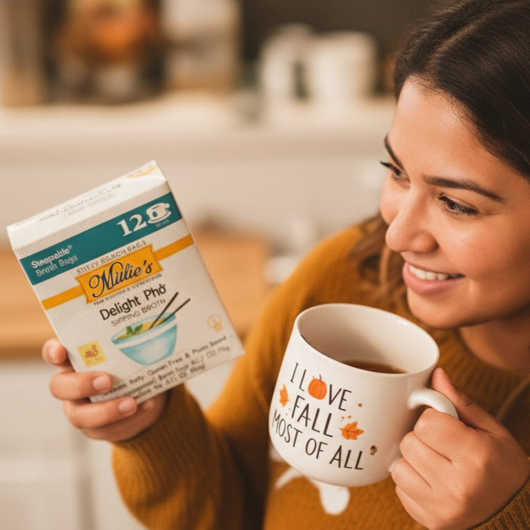 Millie's Delight Pho Sipping Broth - 6 Box C A S E - 12 Count (72 Servings)