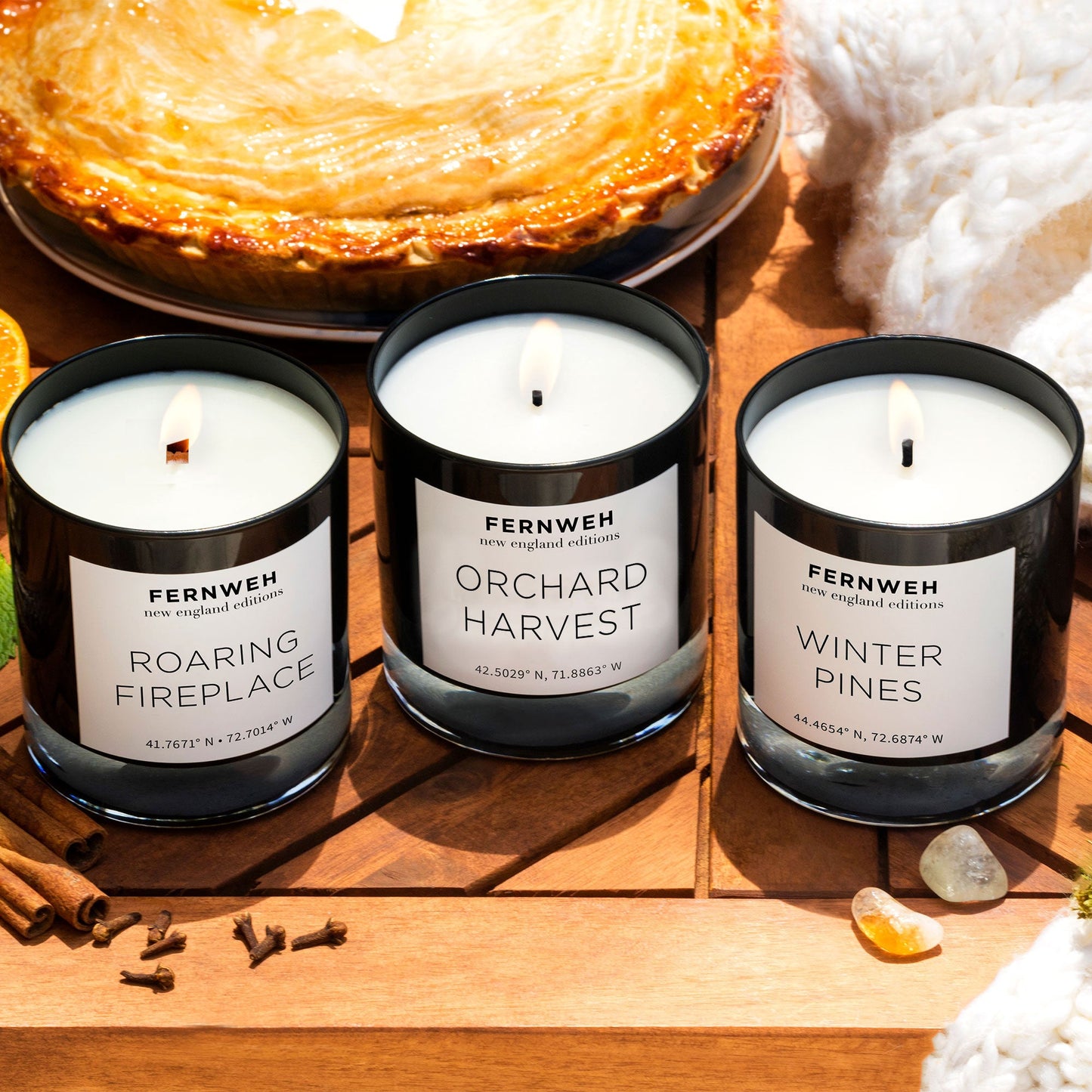 Winter Pines Scented Soy Candle