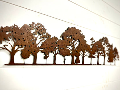 Rustic Steel Forest - Wall Art