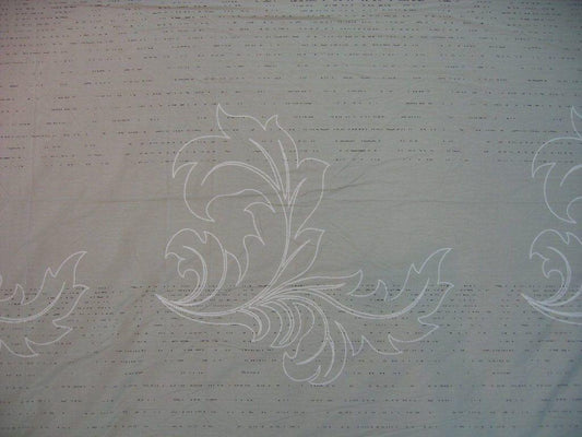 DaDa Bedding Paisley Grey Floral Leaves Fitted Sheet & Pillow Cases Set (FTS8197)