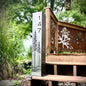 Simple Pines Address Solar Pillar - Steel