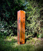 Simple Pines Address Solar Pillar - Steel