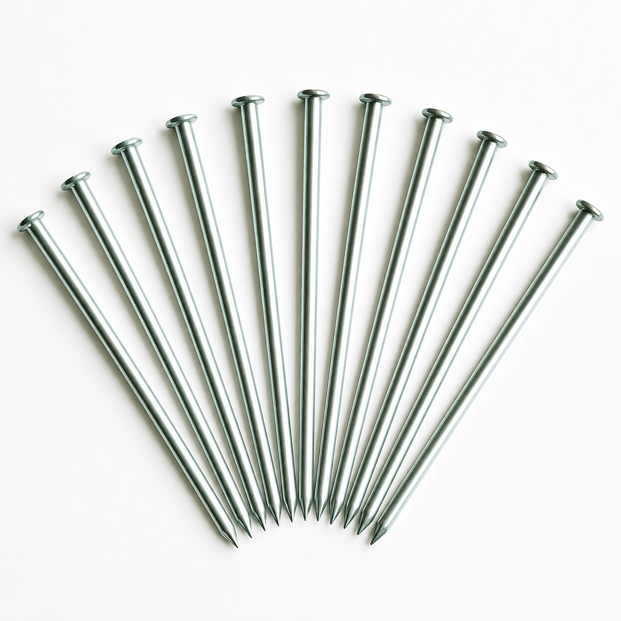 Solar Pillar Ground Anchors - Galvanized Steel - 6-inch & 10-inch