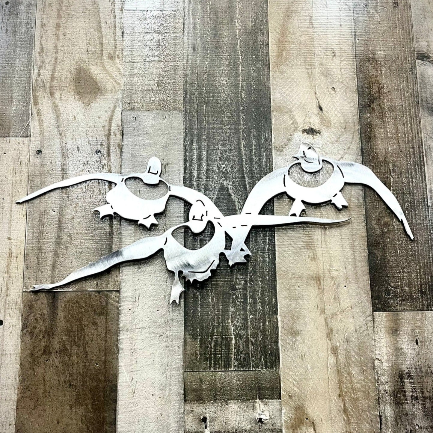 Steel Flock Canvasback Ducks | Wall Art