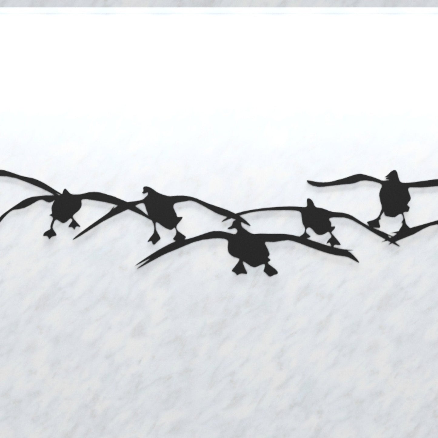Steel Flock of Incoming Canada Geese | Wall Art