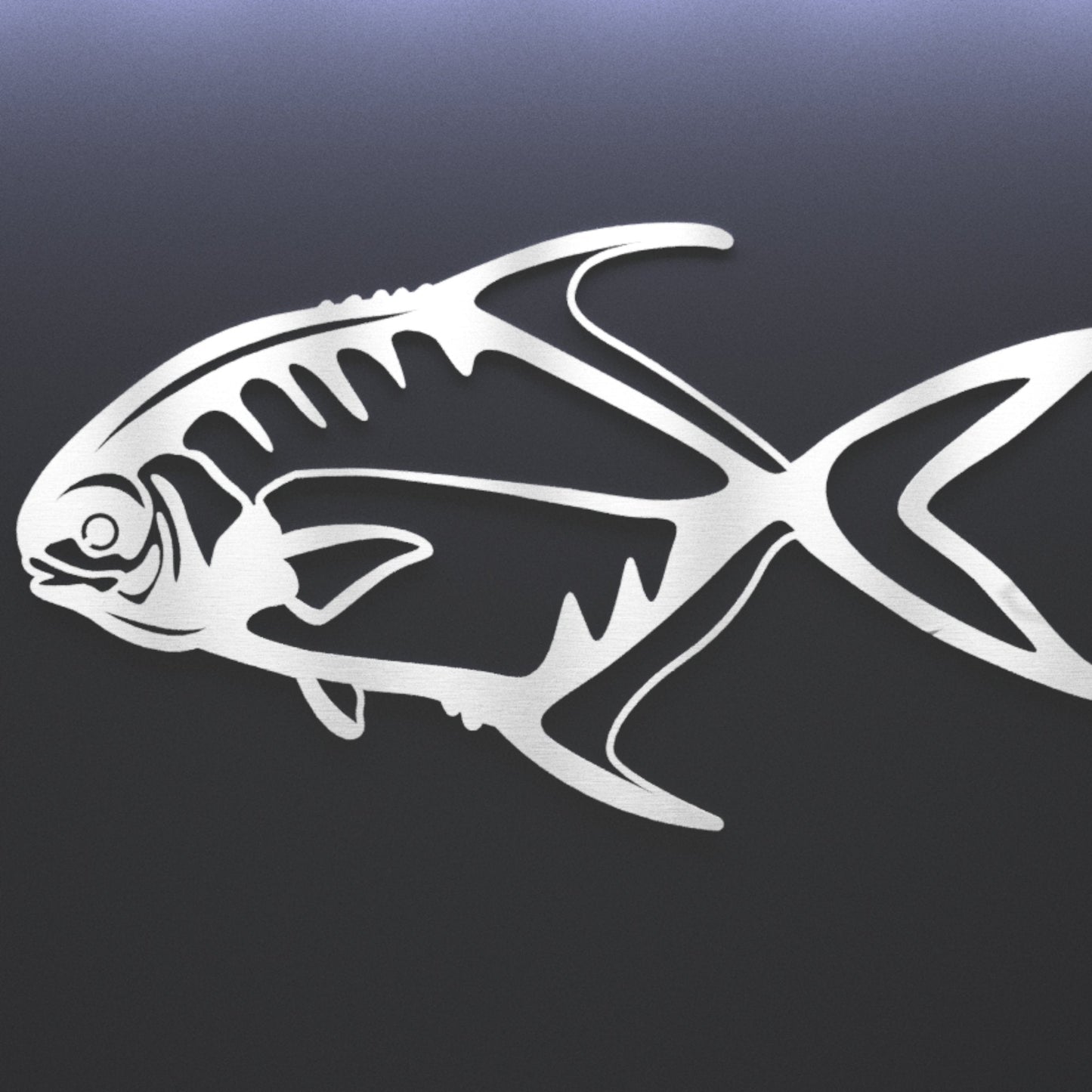 Steel Permit Fish Wall Art
