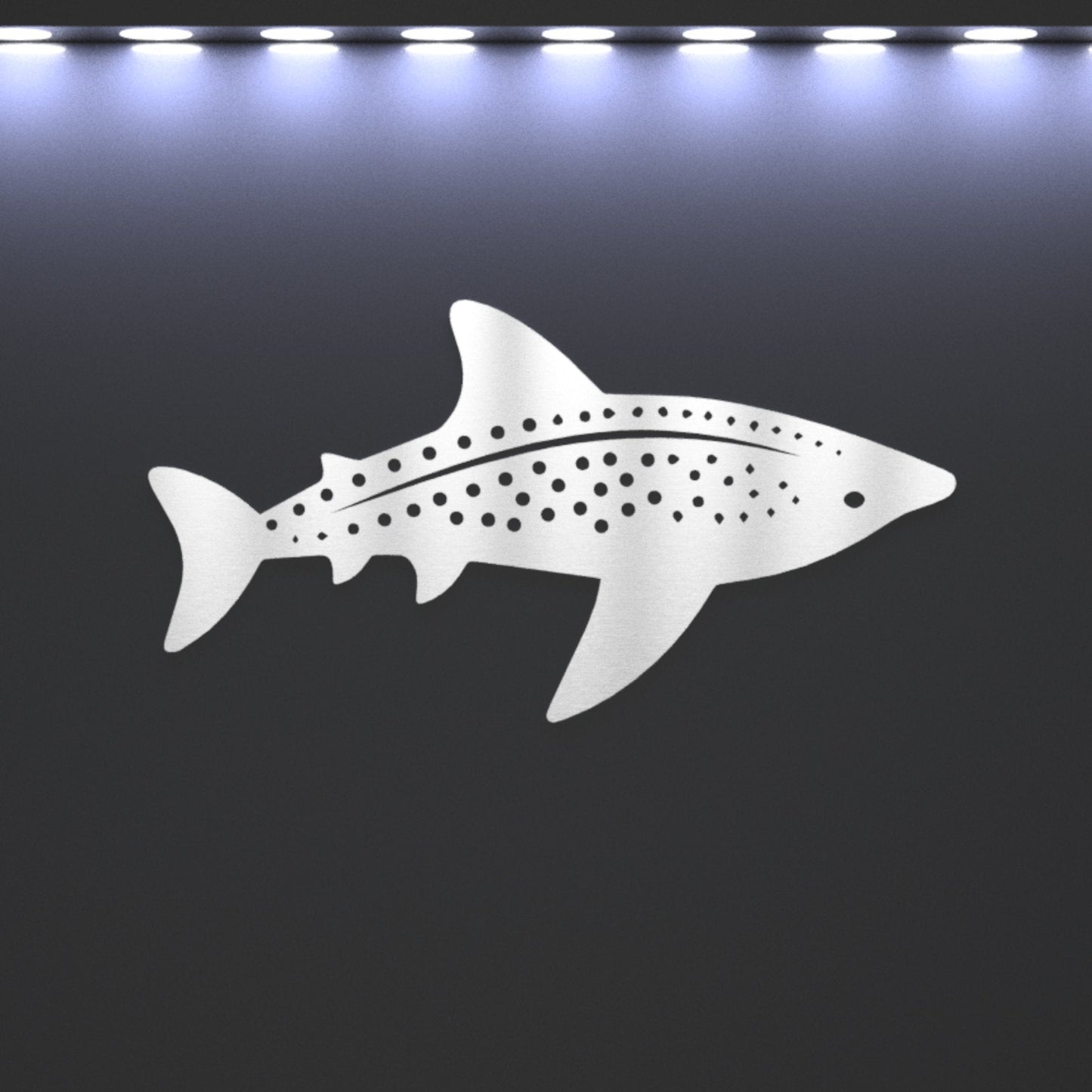 Steel Whale Shark Wall Art