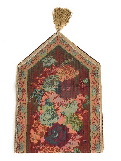DaDa Bedding Breath of Spring Colorful Floral Beige Brown Tapestry Dining Table Runner (3089)