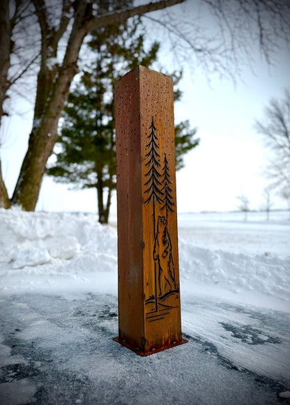 Timberline Grizzly Solar Pillar - Steel