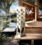 Trail of Paws Solar Pillar - Steel