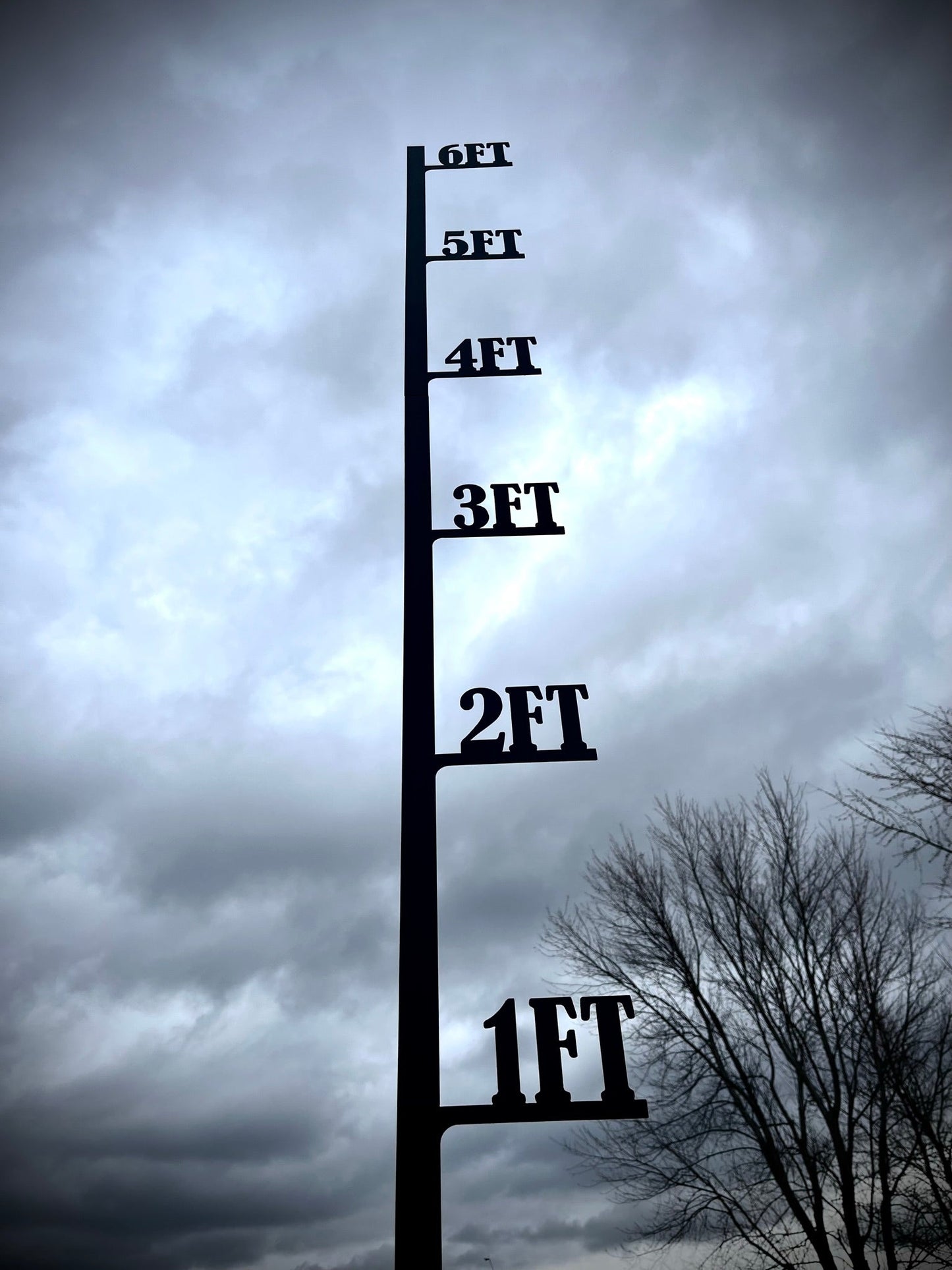 XL 6-Foot Steel Snow Gauge