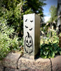 XL Jack-O-Lantern Solar Pillars - Steel